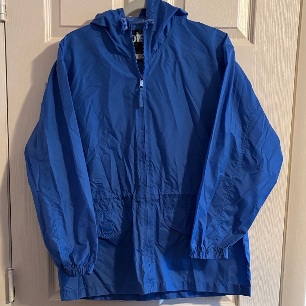 Totes Vibrant Blue Nylon Jacket